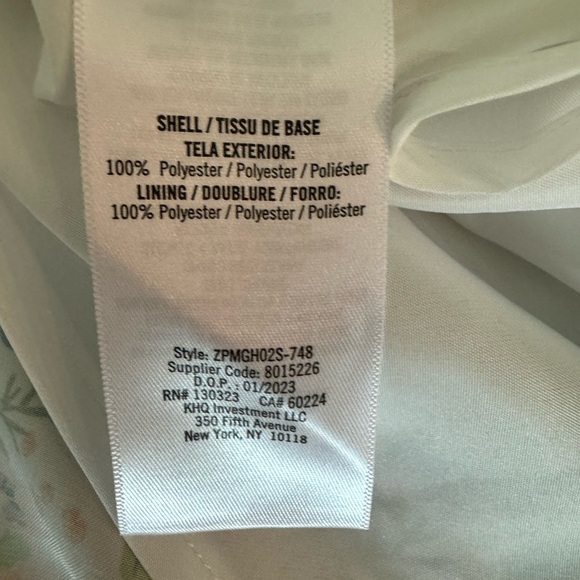 Zac Posen Floral Ruffle Dress NWT - Picture 4 of 6